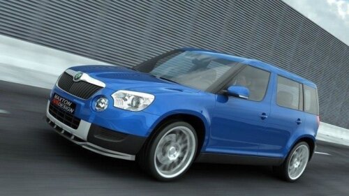 Maxton front splitter for SKODA YETI