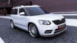 Maxton front splitter for SKODA YETI CITY FACELIFT MODEL