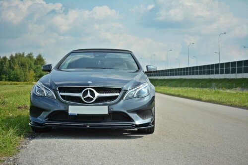 Maxton front splitter V.1 for Mercedes - Benz E Coupe / Cabrio C207 Facelift / A207 Facelit