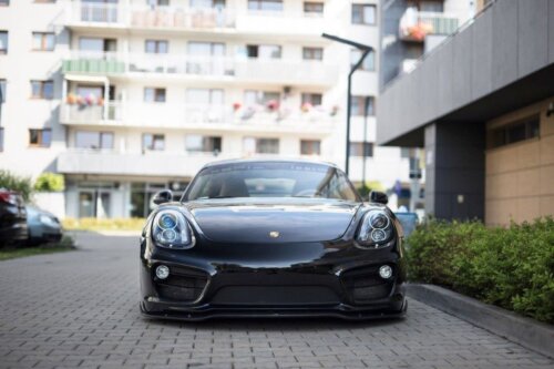 Maxton front splitter V.1 for Porsche Cayman Mk2 981C
