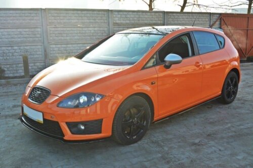 Maxton front splitter V.2 for SEAT LEON MK2 CUPRA / FR (FACELIFT)