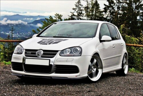 Maxton front splitter for VW GOLF V R32 CUPRA