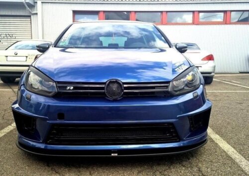 Maxton front splitter for VW GOLF VI (FOR R400 BUMPER)