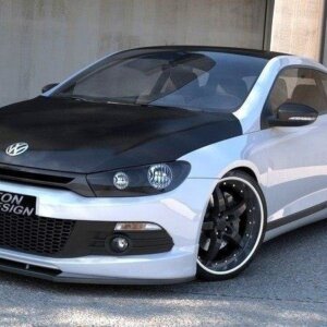 Maxton prednji splitter za VW SCIROCCO R-LINE