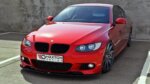 Maxton front splitter for BMW 3 E92 M-PACK (PREFACE MODEL fits M Performance splitters)