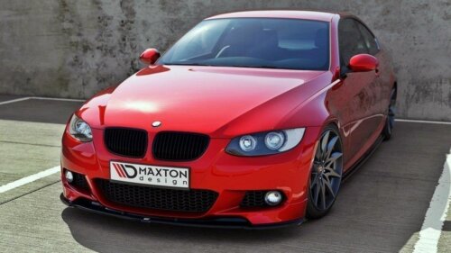 Maxton front splitter for BMW 3 E92 M-PACK (PREFACE MODEL fits M Performance splitters)