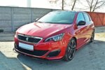 Maxton front splitter V.1 for PEUGEOT 308 II GTI