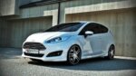 Maxton Front Bumper Spoiler Ford Fiesta Mk7 FL
