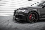 Maxton front extensions for Audi RS3 Sedan 8V Facelift