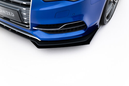Maxton front extensions for Audi S3 / A3 S-Line Sedan 8V