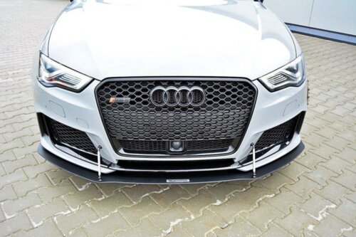 Maxton racing front splitter for Audi RS3 8V Sportback
