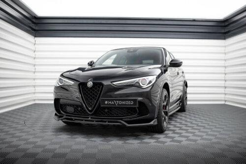 Maxton front splitter for Alfa Romeo Stelvio Quadrifoglio Mk1