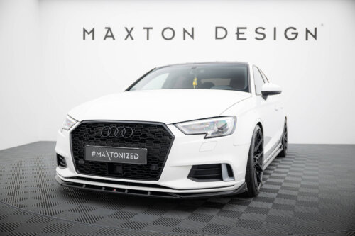 Maxton front splitter for Audi A3 Sedan 8V Facelift