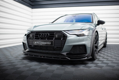 Maxton front splitter for Audi A6 Allroad C8