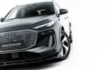 Maxton front splitter for Audi Q6 e-tron Standard / S-Line / SQ6 e-tron SUV / Sportback Mk1