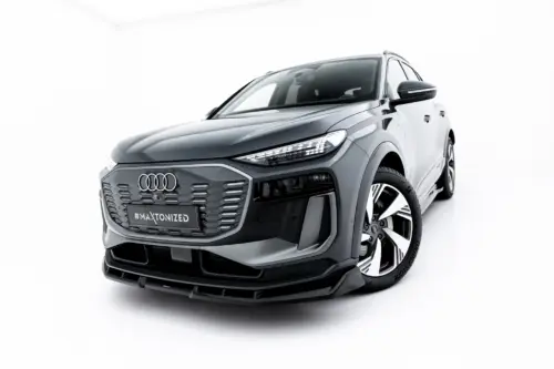 Maxton front splitter for Audi Q6 e-tron Standard / S-Line / SQ6 e-tron SUV / Sportback Mk1