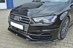 Maxton front splitter for Audi S3 / A3 S-Line 8v Hatchback / Sportback