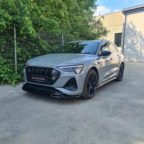 Maxton front splitter for Audi e-Tron S-Line