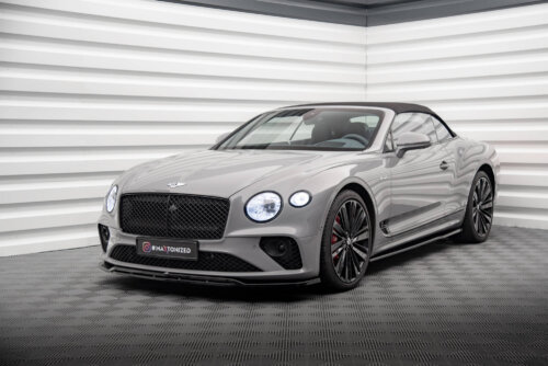 Maxton front splitter for Bentley Continental Convertible GT Mk3