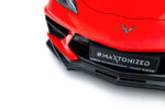 Maxton front splitter for Chevrolet Corvette C8