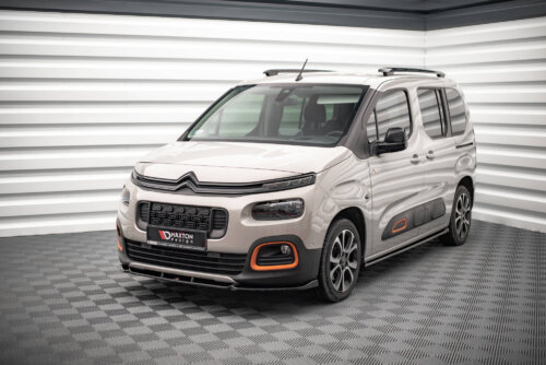 Maxton front splitter for Citroen Berlingo Mk3