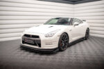 Maxton Front Splitter + Flaps Nissan GTR R35 Facelift