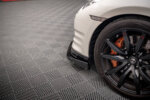 Maxton Front Splitter + Flaps Nissan GTR R35 Facelift