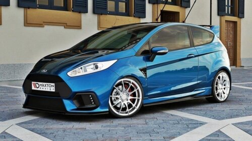 Maxton Front Splitter (Focus RS Look Bumper) Ford Fiesta Mk7 FL