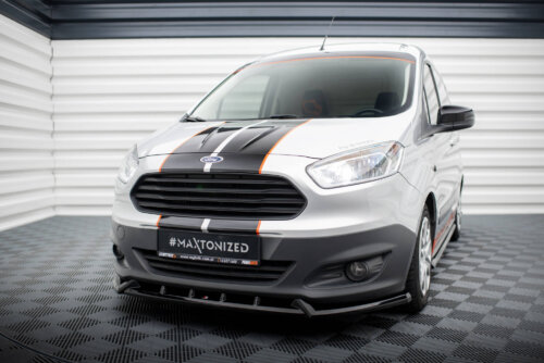 Maxton front splitter for Ford Transit Courier Mk1