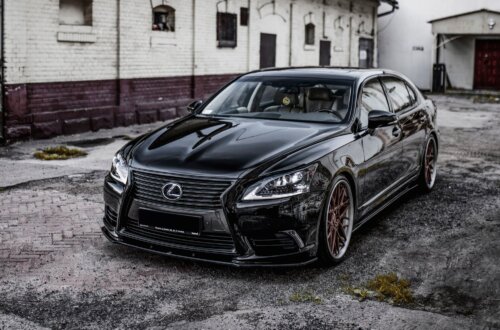 Maxton front splitter for Lexus LS Mk4 Facelift