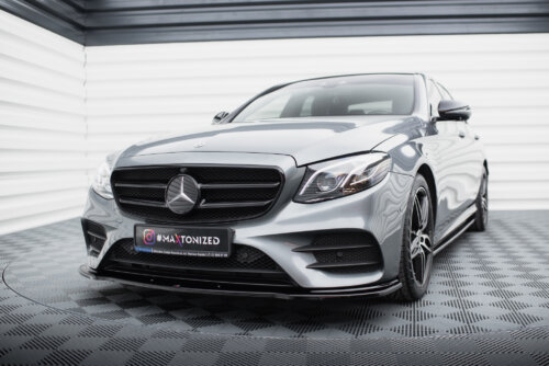 Maxton front splitter for Mercedes-Benz E43 AMG / AMG-Line Sedan / Estate W213 / S213