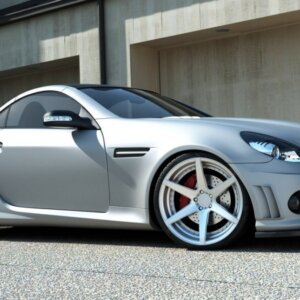 Maxton prednji splitter za Mercedes SLK R171 (for Me-SLK -r171-AMG204-f1)