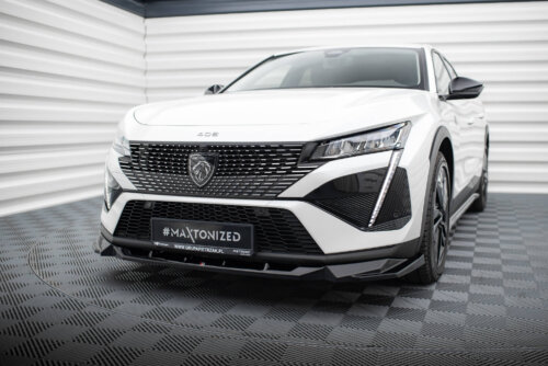 Maxton front splitter for Peugeot 408 Mk1