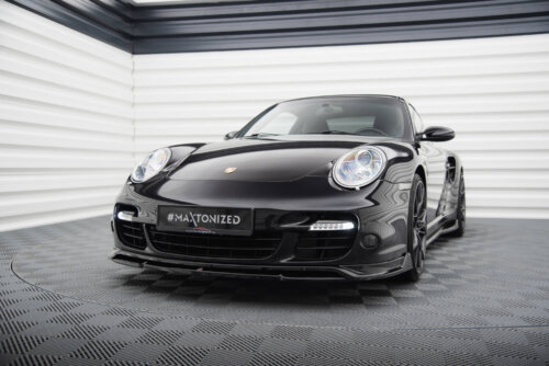 Maxton front splitter for Porsche 911 Turbo 997