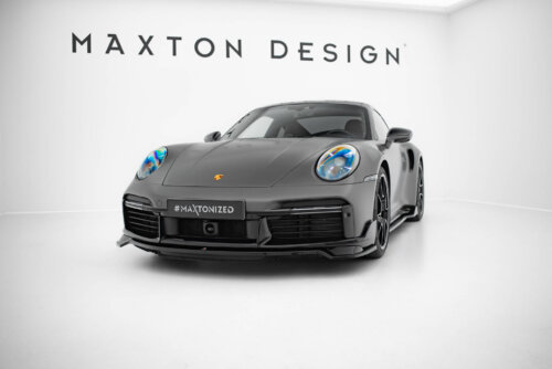 Maxton front splitter for Porsche 911 Turbo S Sport Package 992