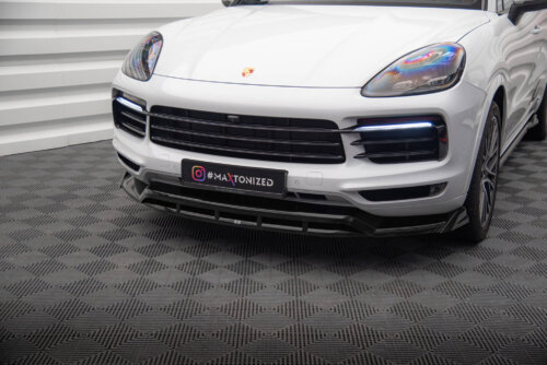 Maxton front splitter for Porsche Cayenne Coupe / SUV Mk3
