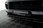 Maxton front splitter for Porsche Cayenne Sport Design SUV / Coupe Mk3