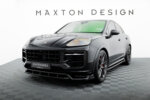 Maxton front splitter for Porsche Cayenne Sport Design / Turbo SUV / Coupe Mk3 Facelift