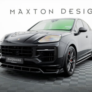 Maxton prednji splitter za Porsche Cayenne Sport Design / Turbo SUV / Coupe Mk3 Facelift