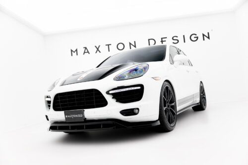 Maxton front splitter for Porsche Cayenne Turbo / Standard Mk2