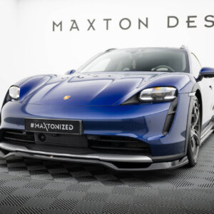 Maxton front splitter for Porsche Taycan Cross Turismo 4S