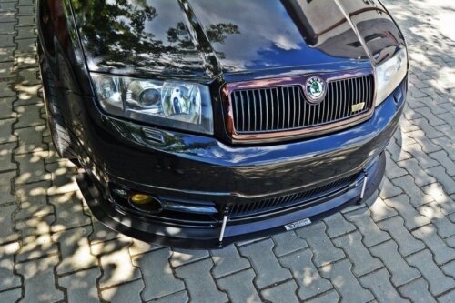 Maxton racing front splitter for Skoda Fabia RS Mk1