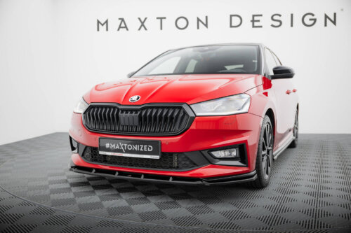 Maxton front splitter for Skoda Fabia Monte Carlo Mk4