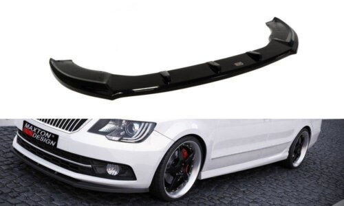 Maxton front splitter for Skoda Superb Mk2 FL