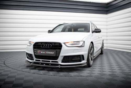 Maxton front splitter V.1 for Audi A4 Competition B8 Facelift