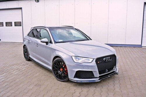 Maxton front splitter V.1 for Audi RS3 8V Sportback