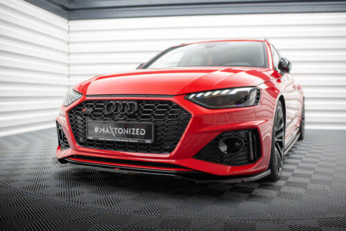 Maxton front splitter V.1 for Audi RS4 B9 Facelift