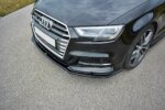 Maxton prednji splitter V.1 za Audi S3 / A3 S-Line Hatchback / Sportback 8V Facelift