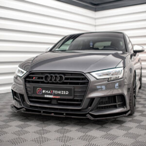 Maxton prednji splitter V.1 za Audi S3 / A3 S-Line Sportback 8V Facelift