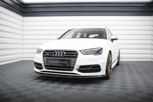 Maxton front splitter V.1 for Audi S3 / A3 S-Line Sportback / Hatchback 8V